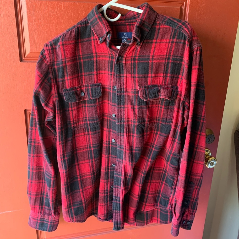 George Buffalo plaid button up